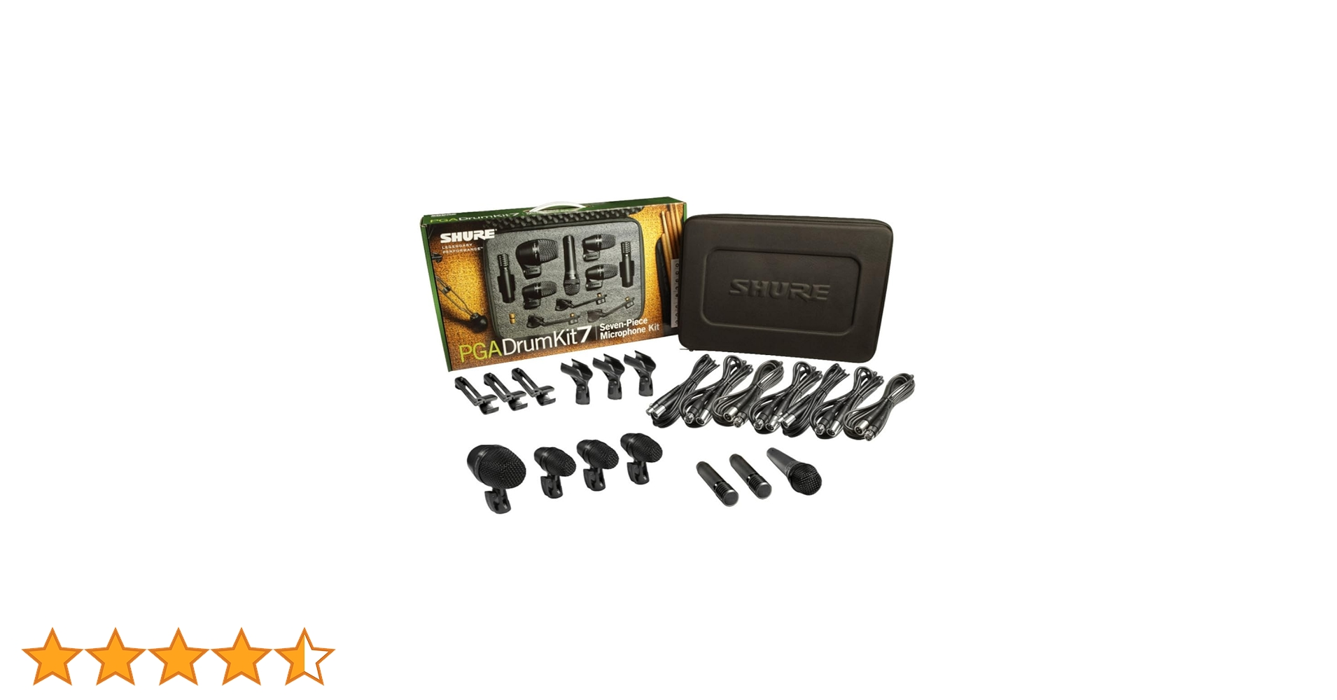 Shure PG ALTA 7-Piece Drum Microphone Kit (PGADRUMKIT7) : Amazon